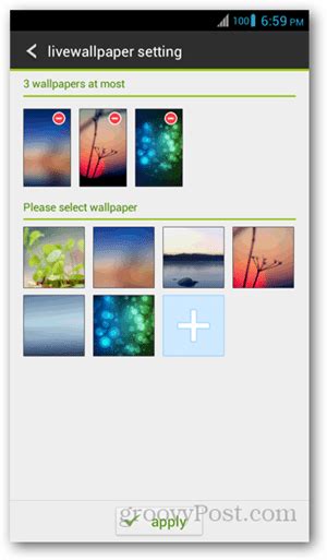 how to get multiple wallpapers on android